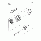 Схема вузла: Зчеплення для Kawasaki EX250 Ninja 250