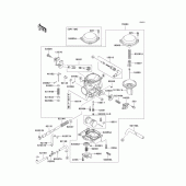 Схема вузла: Carburetor(1/2) для Kawasaki VN800 Vulcan 800 Classic