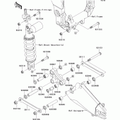 Схема узла: Suspension для Kawasaki ZX1000 Ninja ZX-10R