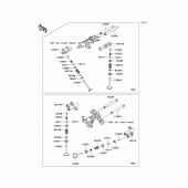 Схема узла: Клапан для Kawasaki VN1700 Vulcan 1700 Voyager