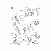 Схема узла: Нижний обтекатель для Kawasaki ZG1000 Concours