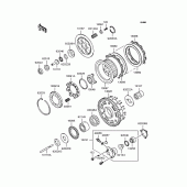 Схема вузла: Зчеплення для Kawasaki ZX1100 GPZ1100