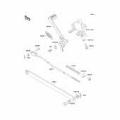 Схема вузла: Brake pedal/torque link для Kawasaki EX500 GPZ500