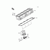 Схема вузла: Циліндр & Поршень для Kawasaki ZR800 Z800 ABS
