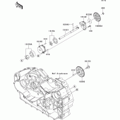Схема вузла: Масляний насос для Kawasaki VN1700 Vulcan 1700 Voyager Custom ABS