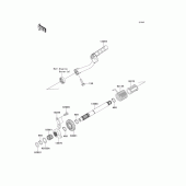 Схема вузла: Kickstarter mechanism для Kawasaki KLX110 KLX110L