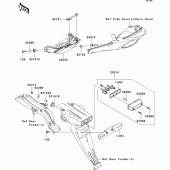 Схема узла: Taillight(s) для Kawasaki ZX1000 Ninja ZX-10R