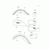 Схема вузла: Decals(red)(vn1500-e6) для Kawasaki VN1500 Vulcan 1500 Classic