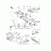 Схема вузла: Електроустаткування для Kawasaki ZR1000 Z1000