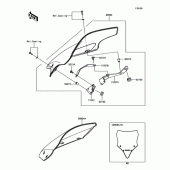 Схема вузла: Аксесуар (Windows Series) для Kawasaki EX650 Ninja 650 ABS