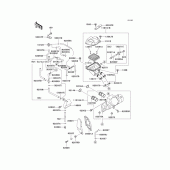 Схема вузла: Air cleaner(1/2) для Kawasaki ZG1200 Voyager XII