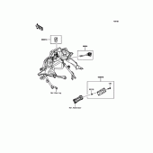 Схема вузла: Аксесуари (DC Output etc.) для Kawasaki KLE650 Versys 650 ABS