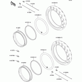 Схема вузла: Шини для Kawasaki VN800 Vulcan 800 Drifter