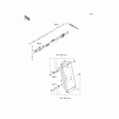 Схема узла: Тросики для Kawasaki KX450 KX450F