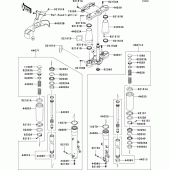 Схема узла: Вилка передней оси для Kawasaki VN2000 VN2000 Classic
