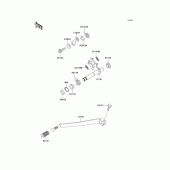 Схема вузла: Перемикач передач для Kawasaki EJ800 W800