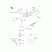 Схема вузла: Fuel pump для Kawasaki ZX750 Ninja ZX-7R