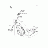 Схема узла: Рама для Kawasaki KX250/ KX252 KX250F