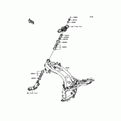 Схема вузла: Рама для Kawasaki ZR800 Z800 ABS