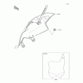 Схема вузла: Аксесуари для Kawasaki KX450 KX450F