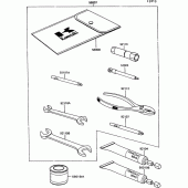 Схема вузла: Owner`s tools для Kawasaki VN750 VN750 Twin