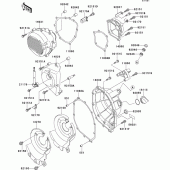 Схема вузла: Engine cover(s) для Kawasaki ZX600 Ninja ZX-6R