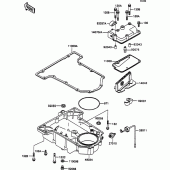 Схема узла: Масляный поддон для Kawasaki ZX750 ZXR750