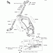Схема узла: Рама для Kawasaki ZX1000 Ninja ZX-10R