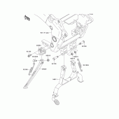 Схема вузла: Stand(s) для Kawasaki ZX1200 ZZR1200
