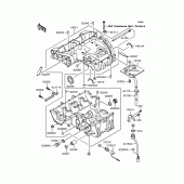 Схема вузла: Картер двигуна для Kawasaki ZR400 ZRX-II
