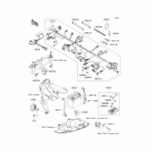Схема вузла: Електроустаткування для Kawasaki ZR750 Z750S