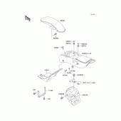 Схема узла: Крыло для Kawasaki EN500 Vulcan 500