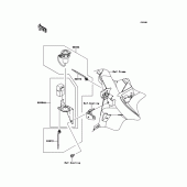 Схема вузла: Аксесуари (DC12V Socket) для Kawasaki KLE650 Versys 650