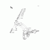 Схема вузла: Рама для Kawasaki ZR750 Z750