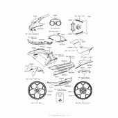 Схема вузла: Decals (Green)(Jgf)(Cn) для Kawasaki ZX1400 Ninja ZX-14R ABS SE