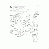Схема вузла: Cowling(1/2)(zx900-b3) для Kawasaki ZX900 Ninja ZX-9R