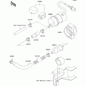 Схема вузла: Fuel pump для Kawasaki ZX1100 ZZ-R1100
