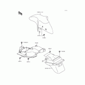 Схема узла: Крыло для Kawasaki ZX600 Ninja ZX-6