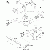 Схема вузла: Перемикач передач для Kawasaki VN800 Vulcan 800 Drifter