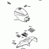 Схема узла: Информационные наклейки для Kawasaki ZX900 GPZ900R