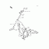 Схема узла: Рама для Kawasaki KLX250 D-Tracker X