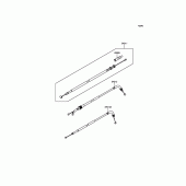 Схема узла: Тросики для Kawasaki ER300 Z300