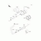 Схема вузла: Fuel pump для Kawasaki ZX600 ZZ-R600