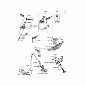 Схема вузла: Замок запалювання для Kawasaki ZX1000 Ninja H2R