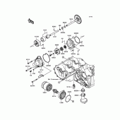 Схема узла: Масляный насос для Kawasaki ZR800 Z800 ABS