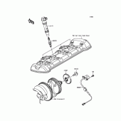 Схема вузла: Ignition System для Kawasaki ZX1000 Ninja 1000 ABS