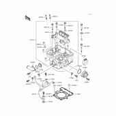 Схема вузла: Головка циліндра для Kawasaki KLX300R