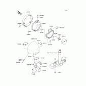 Схема вузла: Headlight(s) для Kawasaki VN1600 Vulcan 1600 Mean Streak