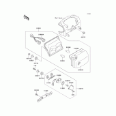Схема вузла: Tail lamp для Kawasaki ZX600 Ninja ZX-6