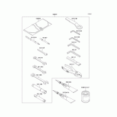 Схема вузла: Owners tools для Kawasaki ZX900 Ninja ZX-9R